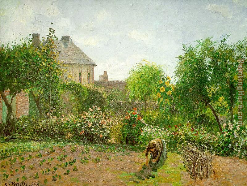 Camille Pissarro The Artist's Garden at Eragny